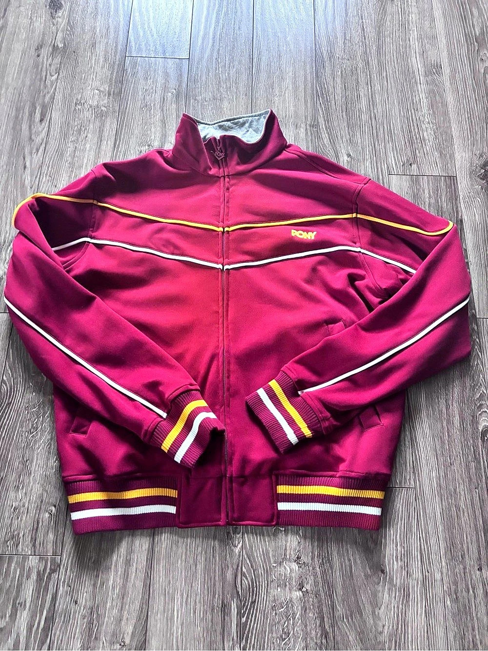 Pony Men's Color Block Track Jacket Size Medium
